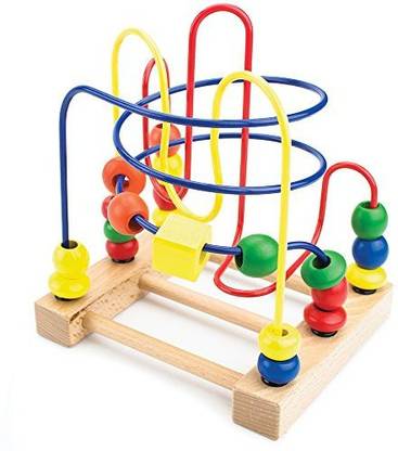 Brybelly Wooden Bead Maze Game - Great Developmental Toy!