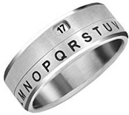 Retroworks Decoder Ring Secret Window Silver Size 06