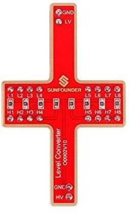 SunFounder 8 Channel Logic Level Converter Bi-Directional Shifter Module 5V To 3.3V For Raspberry Pi And Arduino