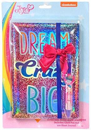 JoJo Siwa Journal With Bow Bungee And Pen
