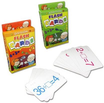 Bulk Buys Jumbo Math Flash Cards 24 Pcs Sku# 49437Ma