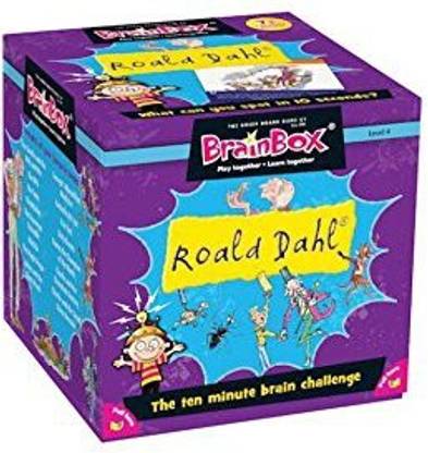 Generic Brainbox 'Roald Dahl' Card Game-Includes 52 Cards, Timer, 8-Sided Die And Rules Card! Great Fun And Learning For Home, Parties A
