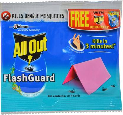 All Out Flash Guard - Mosquito Card 30 Mosquito Coil