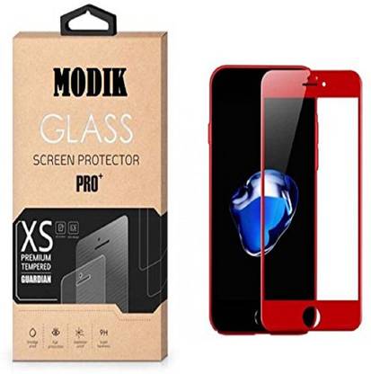 MODIK Tempered Glass Guard for Apple Iphone 6/6S Curved Edge 9H Hardness, Edge to Edge Border Japanese Real 5D Tempered Glass (Unbreakable Edges)