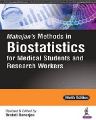 Mahajan's Methods in Biostatistics for Medical Students and Research Workers