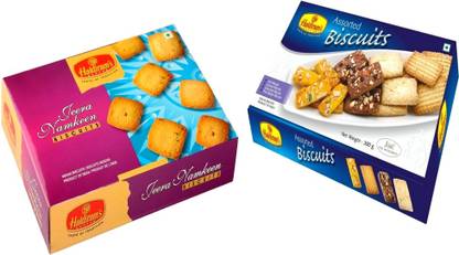 Haldiram's Jeera Namkeen and Assorted Biscuits (Combo Pack) Cookies Biscuit