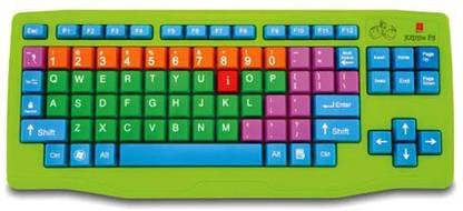 iball Kiddo F5 Wired USB Standard Laptop Keyboard Compatible with Desktop, Laptop, Mac