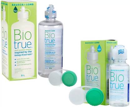BAUSH & LOMB bio true Lens solution (300ml+60ml) contact lens solution