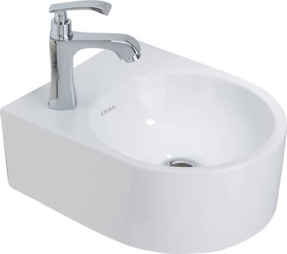 CERA Cardis Table Top Wall Hung Wash Basin Wall Hung Basin