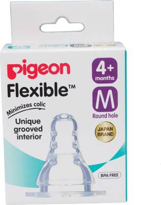 Pigeon PERISTALTIC NIPPLE M SIZE Fast Flow Nipple