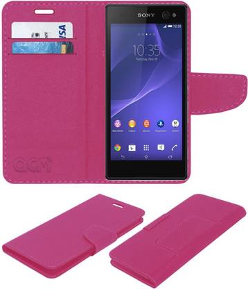 ACM Flip Cover for Sony Xperia C3