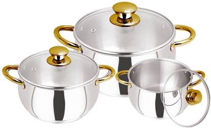 BERGNER Or Acier Induction Bottom Cookware Set