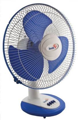 Indo 16" Silver Shadow with 1 Year Warranty 400 mm Table Fan