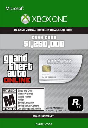 Great White Shark X-BOX Live 1,250,000 USD for PC
