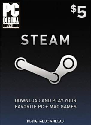 Steam Gift Card 5 USD for PC