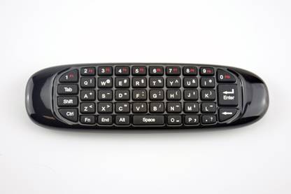 microware Air Mouse C120 Wireless Game Keyboard Android Remote Controller Rechargeable 2.4Ghz Keyboard for Smart Tv Mini PC Bluetooth Handheld Laptop Keyboard