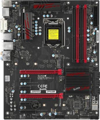 Supermicro MBD-C7Z270-CG-L-O LGA1151Socket ATX Intel Z270 Chipset DDR4 Motherboard for Desktop
