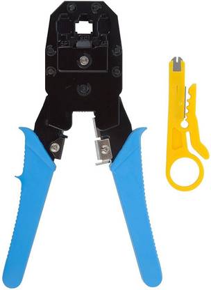 BALRAMA High Quality Multifunction 3 in 1 Modular Crimping Tool Cable Wire Cutter Stripper Plier for Cat5 Cat5e RJ45 RJ1 T Manual Crimper