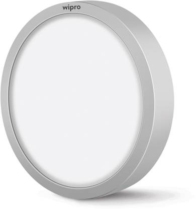 Wipro Garnet 12W Trimless Surface Round Panel 6500K Recessed Ceiling Lamp