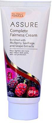 ASSURE Complete Fairness Cream with Mulberry, Saxifraga & Grape Extracts