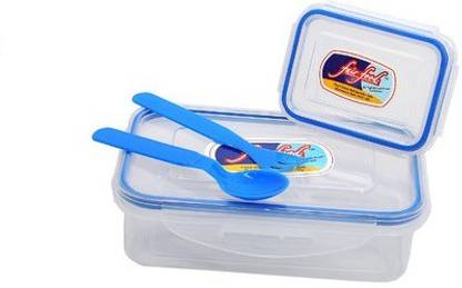 Enterkart 800 ML Transparent Multi-color 2 Containers Lunch Box