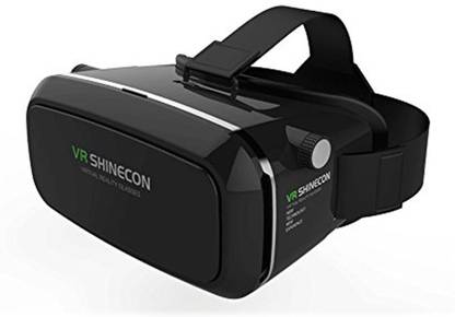 JMO27Deals Smart VR SHINECON Virtual Reality Headset 3D VR Glasses for Android & Apple Smartphones within 6 Inch, ideal for 3d Videos Movies Games