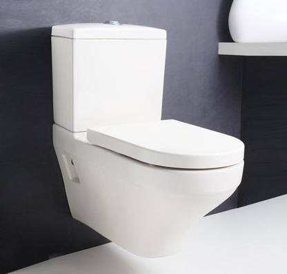 Hindware EXTENDED WALL MOUNTED CLOSETS CORNICE COMPLETE SET 92055(P-23) Western Commode