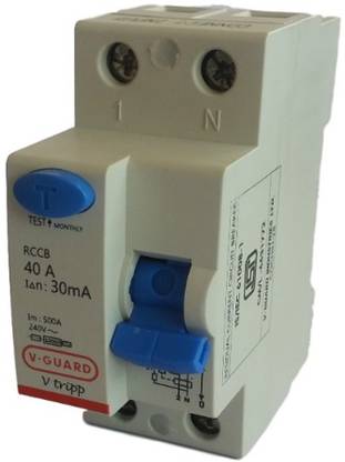 V-Guard RCCB DP40A30mA MCB
