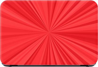 Flipkart SmartBuy red abstract 9 Premium LG Vinyl (matte) Laptop Decal 15.6