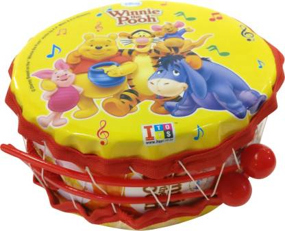 DISNEY Winnie the Pooh Small Size Drum Musical Toy