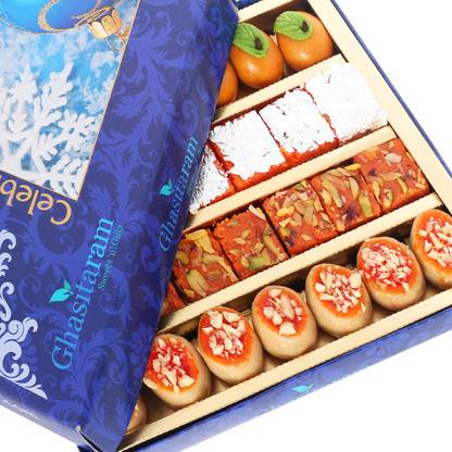Ghasitaram Gifts Assorted Sweets Box Box