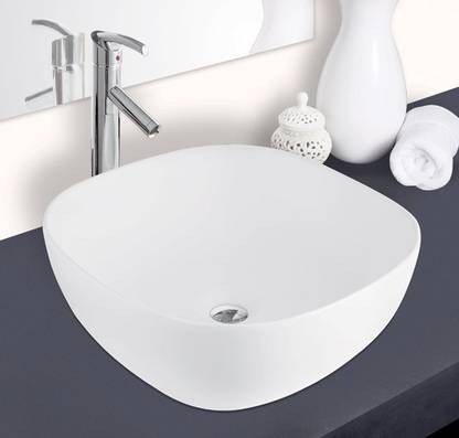 Hindware Table Top Wash Basin Amazon Mini 91093 ( 40 X 40 X 15 Cm ) Table Top Basin