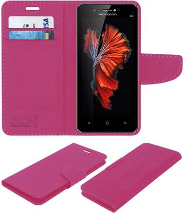 ACM Flip Cover for Videocon Graphite 1 V45ed