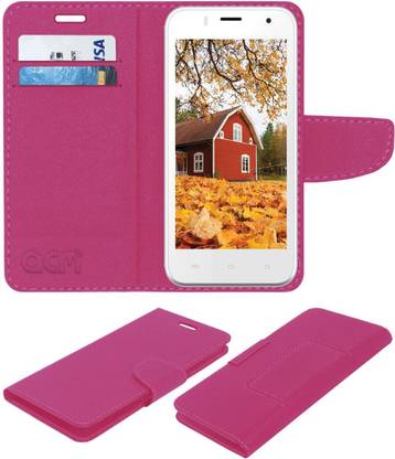 ACM Flip Cover for Intex Aqua Y4