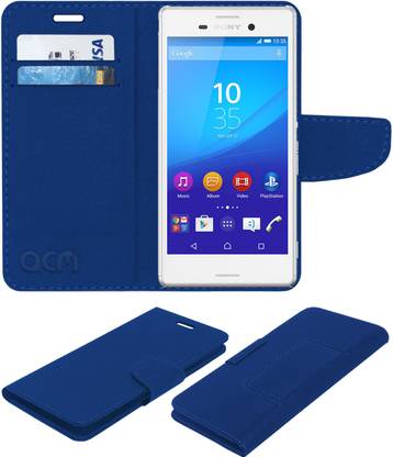 ACM Flip Cover for Sony Xperia M4 Aqua
