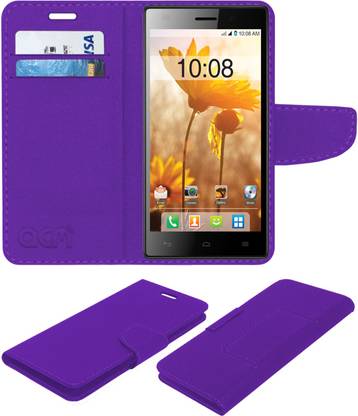 ACM Flip Cover for Intex Aqua Power+ Plus