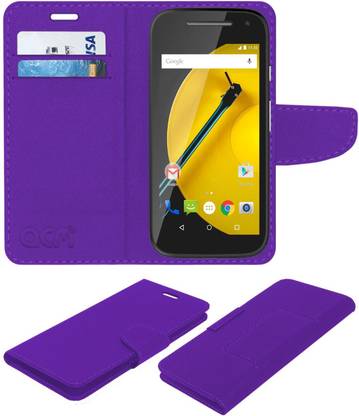 ACM Flip Cover for Motorola E2 2nd Gen 4g