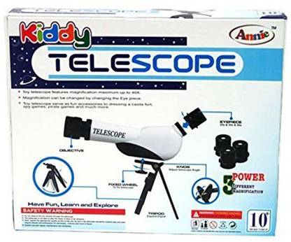 HickoryDickoryBox Kiddy Telescope - Compound telescope toy with 3 different magnification