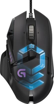 Logitech G502 Proteus Spectrum RGB Tunable Wired Ambidextrous Laser  Gaming Mouse