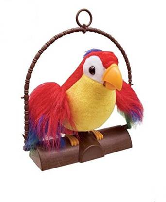 CORA Repeat Talking Toy Parrot -Talk Back Parrot Repeat Mimics Voice and Flaps the Wings comes with hanging. …