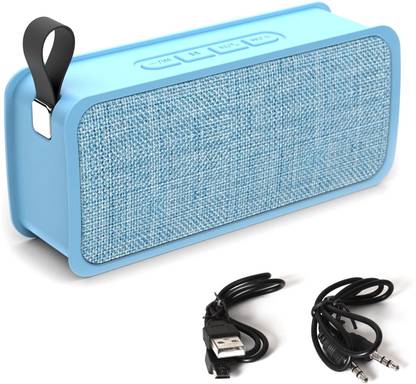DMG Portable Bluetooth Speakers with USB Port High Bass Loud Stereo Sound Built-In Mic 5 W Bluetooth Speaker