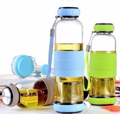 maddy Green tea bottle (Assorted colour) 550 ml Bottle