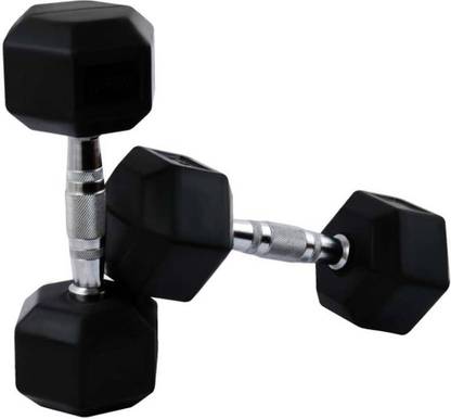 Neulife Hex Dumbbell 10kg ( 5kg each ) Fixed Weight Dumbbell