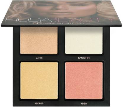 Huda Beauty 3D HIGHLIGHTER PALETTE – PINK SANDS Highlighter