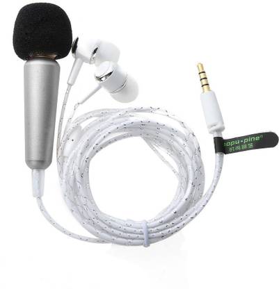 VibeX ™ Portable Mini Microphone With Headphones For IPhone IOS Android Smartphone PC Laptop Chatting Singing Karaoke Microphone