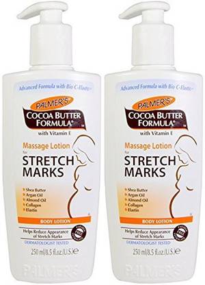 PALMER'S Palmer's, Cocoa Butter Formula, Massage Lotion for Stretch Marks, Body Lotion, 8.5 fl oz - 2pc