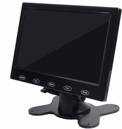 SP SHIELD PLUS 17.78 cm (7 inch) HD Gaming Monitor (SP 7" PORTABLE TFT LCD Monitor Ultra-Thin 1024x600 HD Screen with Touch Button Display for Camera Security With AV/VGA/HDMI)