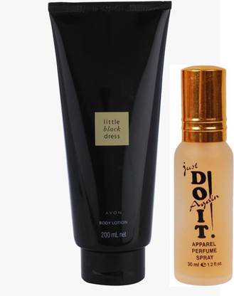 Avon Anew Little Black dress body lotion (200 ml) (23373) with one do it perfume 30 ml