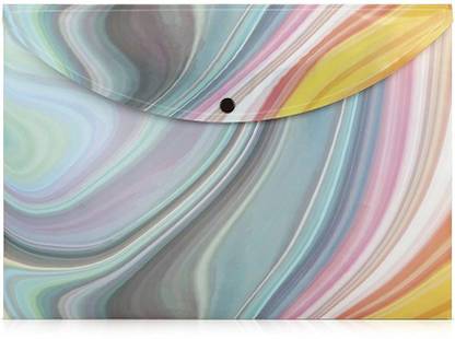 DataKing Polypropylene My Clear Bag With Writer Design, Size: FC, Set of 10