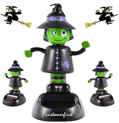 Customerfirst 1X Solar Dancing Witch Halloween Toy